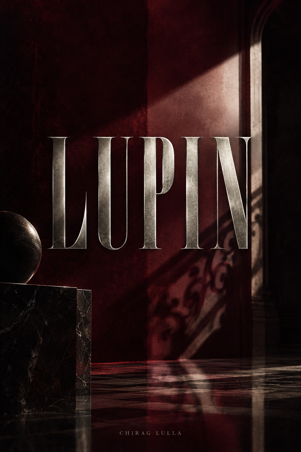 Original portfolio poster artwork for Lupin